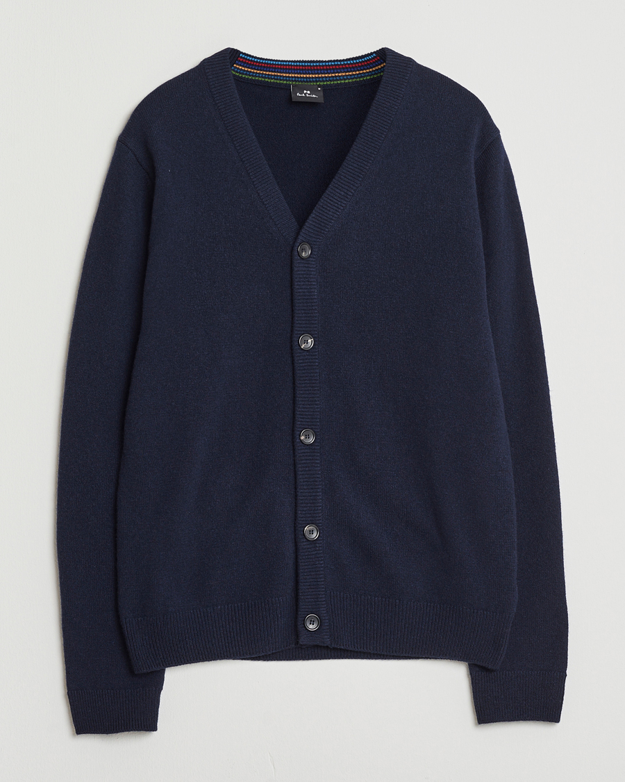 Homme | Pulls Et Tricots | PS Paul Smith | Merino Knitted Cardigan Blue