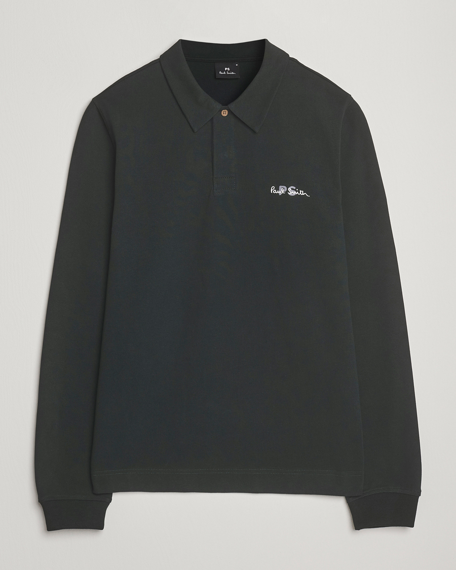 Homme | Pulls Et Tricots | PS Paul Smith | Cotton Logo Rugby Sweater Dark Green
