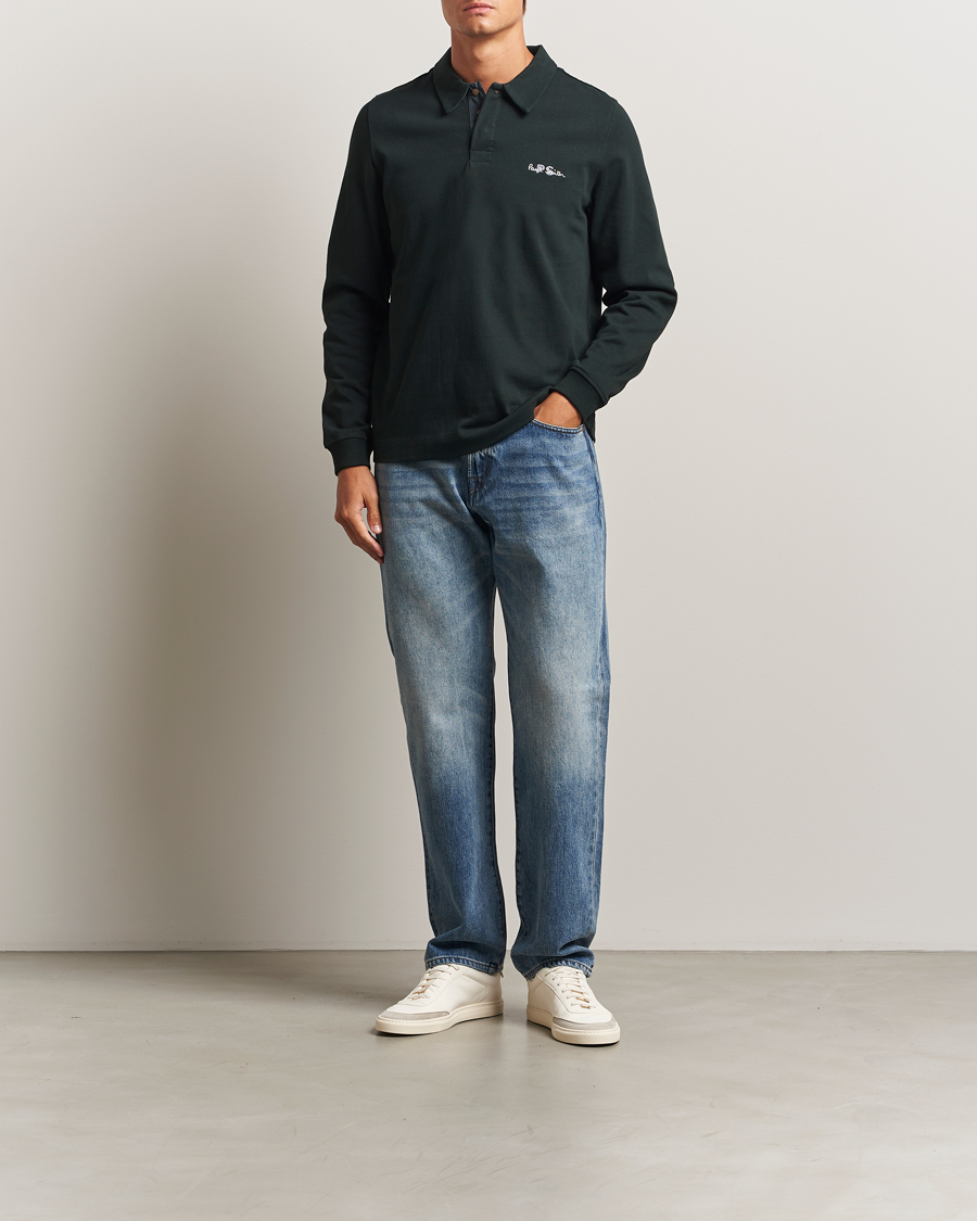 Homme | Pulls Et Tricots | PS Paul Smith | Cotton Logo Rugby Sweater Dark Green