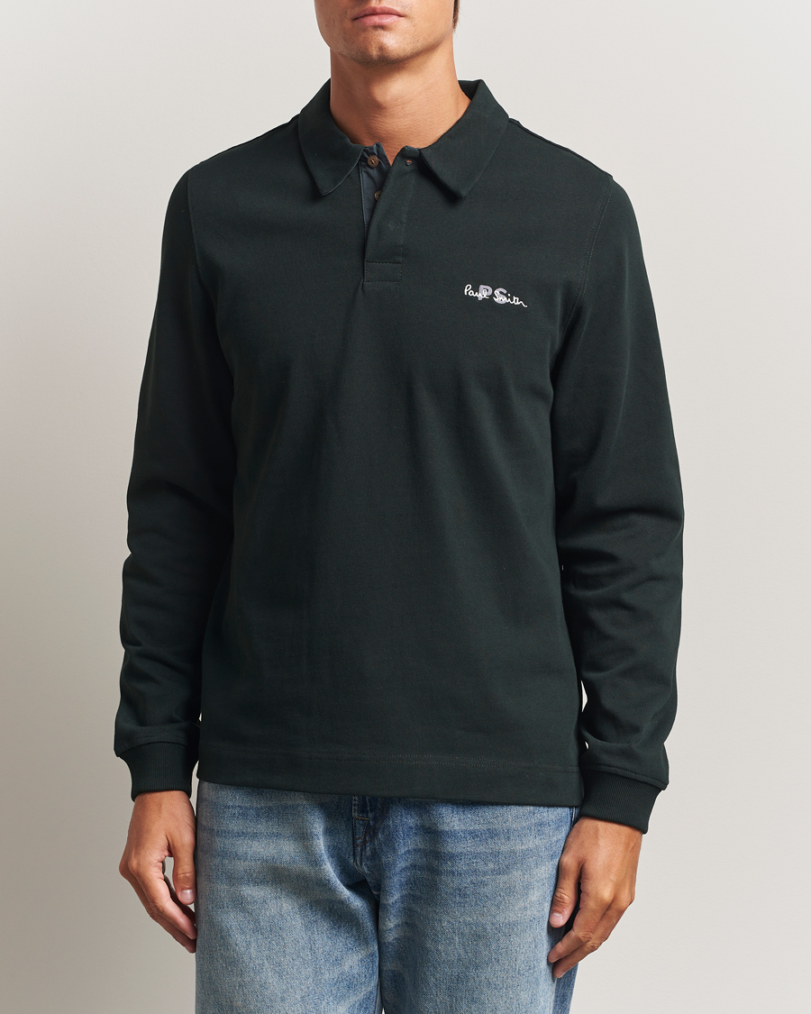 Homme | Pulls Et Tricots | PS Paul Smith | Cotton Logo Rugby Sweater Dark Green
