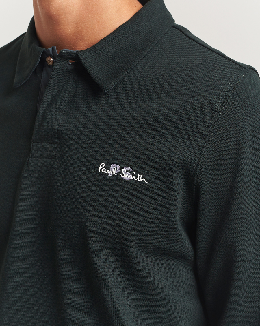 Homme | Pulls Et Tricots | PS Paul Smith | Cotton Logo Rugby Sweater Dark Green