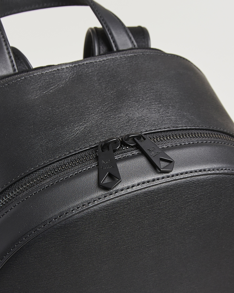 Homme | Sacs | Paul Smith | Leather Backpack Black