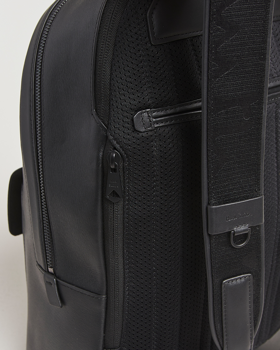 Homme | Sacs | Paul Smith | Leather Backpack Black