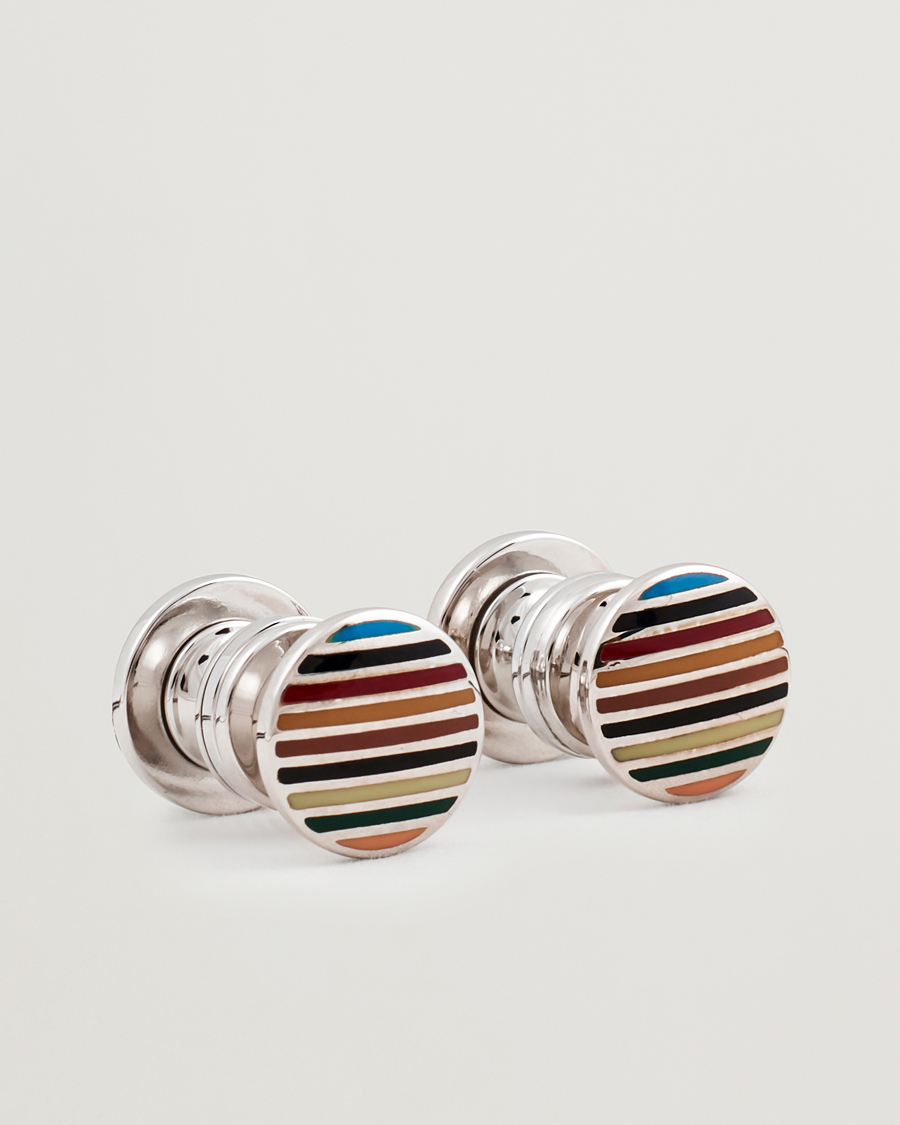 Homme | Boutons De Manchette | Paul Smith | Signature Pop Cufflink Silver