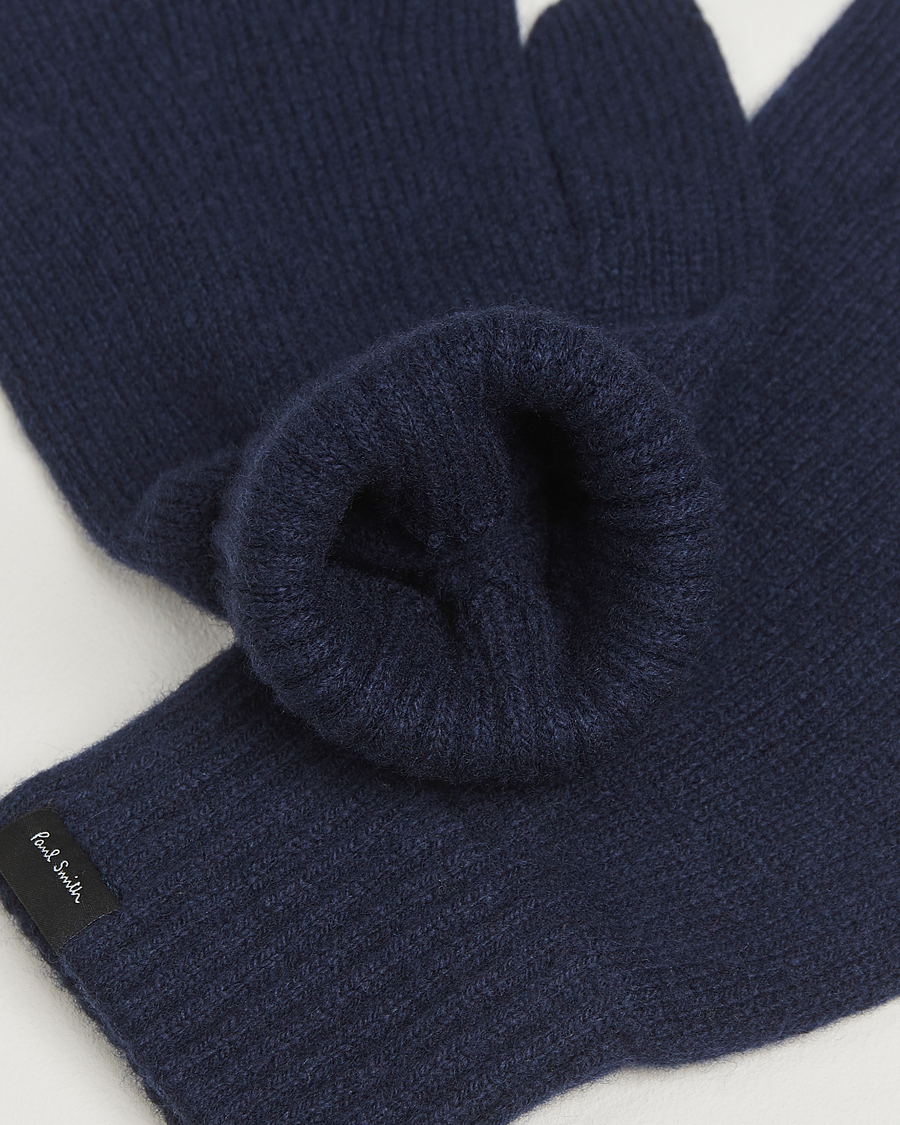 Homme | Gants | Paul Smith | Cashmere Glove Navy