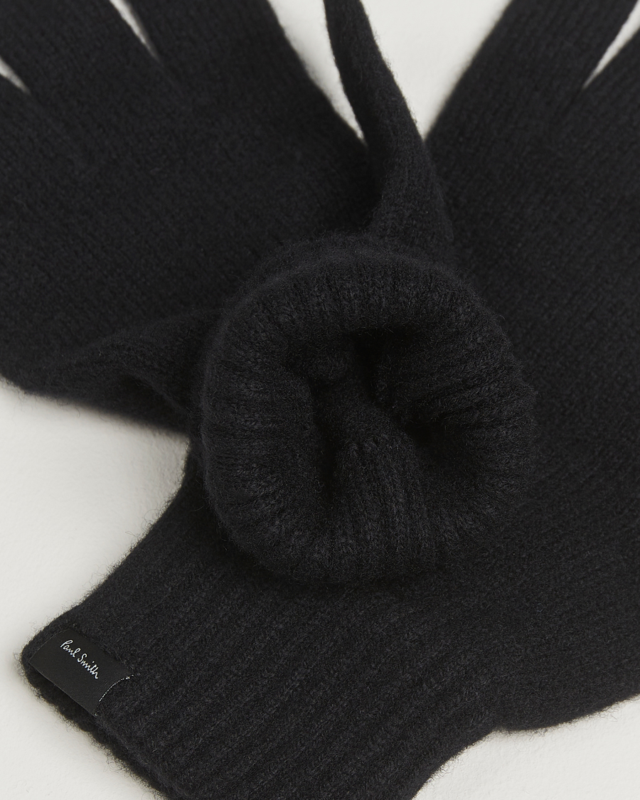 Homme | Gants | Paul Smith | Cashmere Glove Black