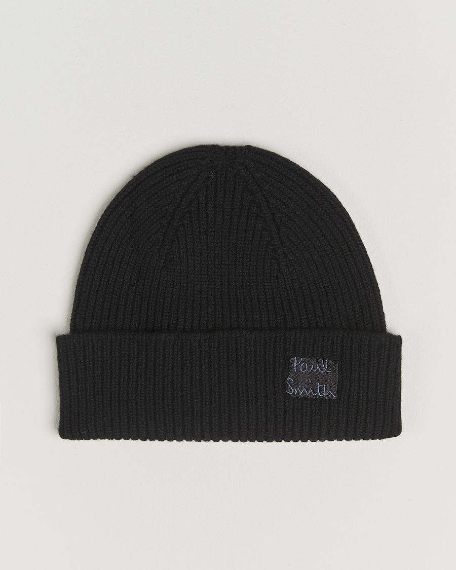 Homme | Bonnets | Paul Smith | Cashmere Beanie Black