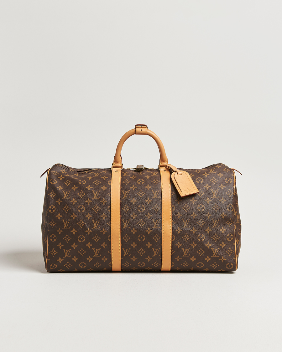 Homme | Pre-Owned & Vintage Bags | Louis Vuitton Pre-Owned | Keepall 50 Monogram