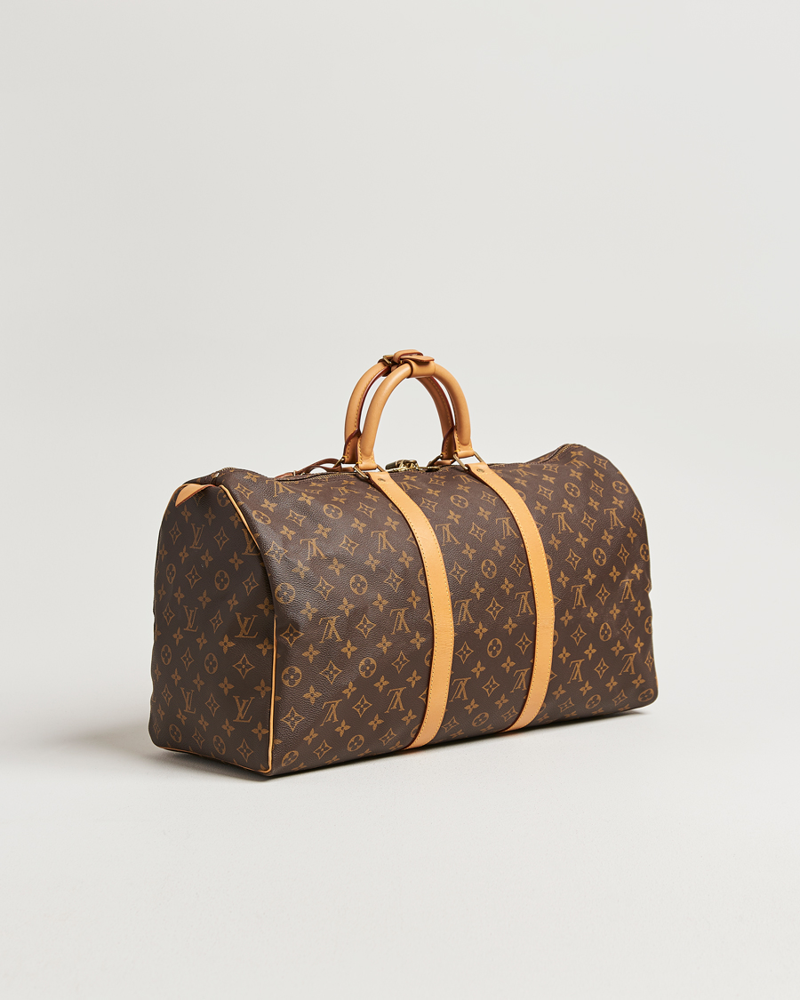 Homme | Pre-Owned & Vintage Bags | Louis Vuitton Pre-Owned | Keepall 50 Monogram