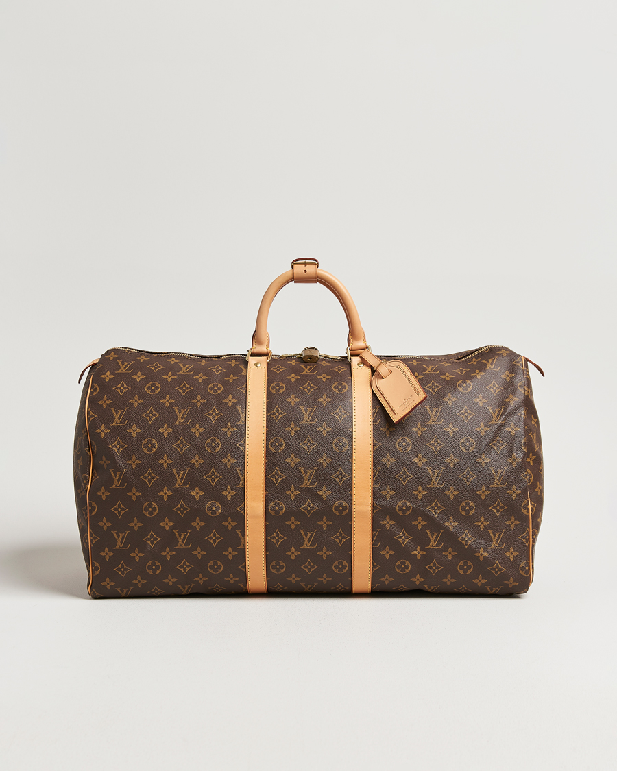 Homme | Pre-Owned & Vintage Bags | Louis Vuitton Pre-Owned | Keepall 55 Monogram