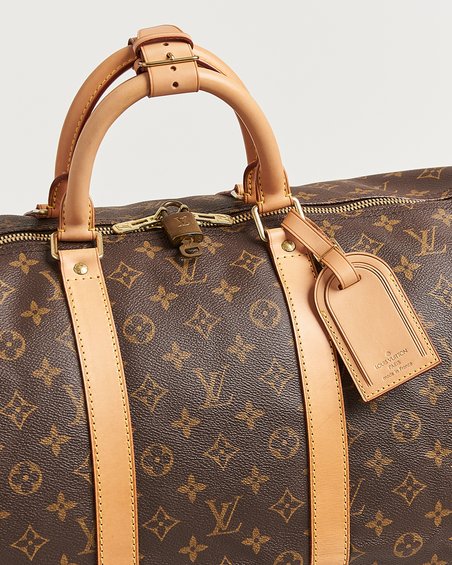 Homme | Pre-Owned & Vintage Bags | Louis Vuitton Pre-Owned | Keepall 55 Monogram