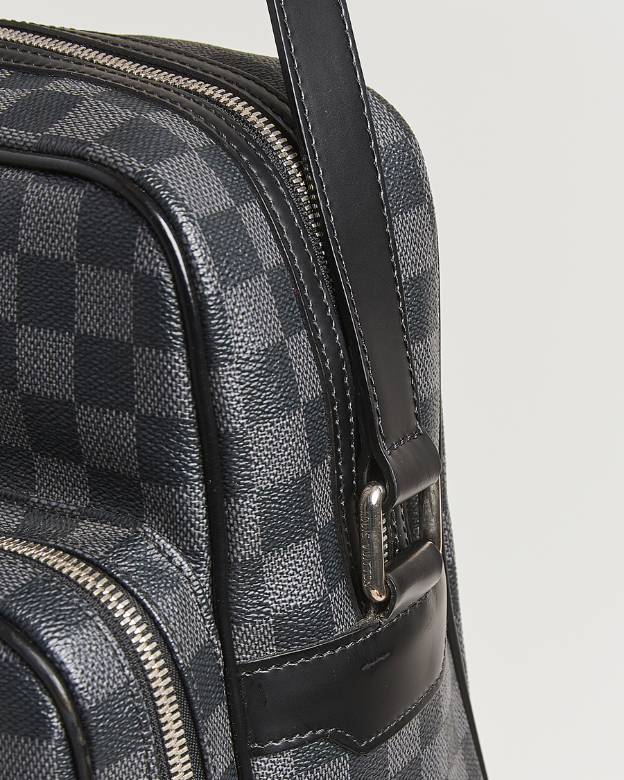 Homme | Pre-Owned & Vintage Bags | Louis Vuitton Pre-Owned | Leoh Shoulder Bag Damier Graphite
