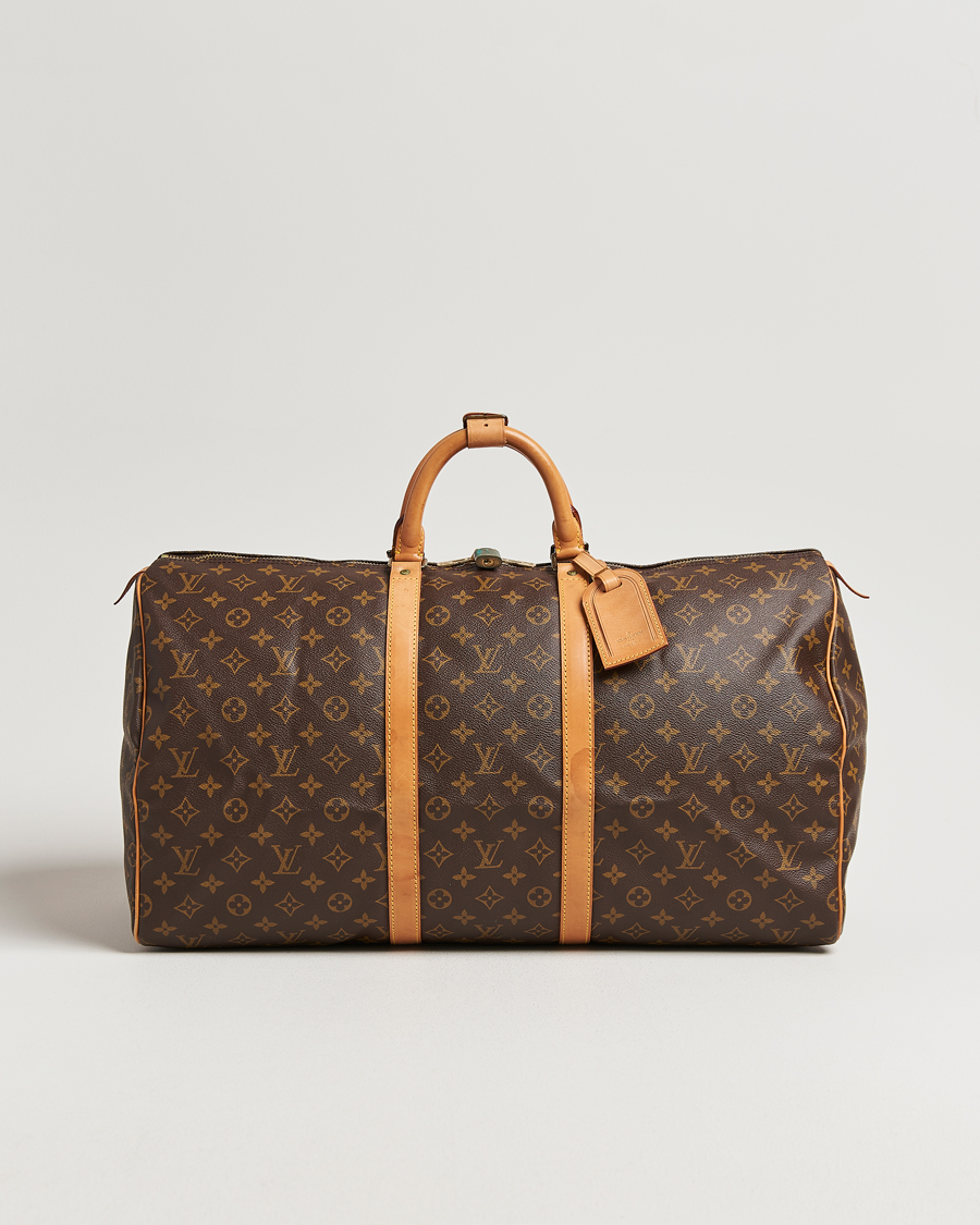 Homme | Pre-Owned & Vintage Bags | Louis Vuitton Pre-Owned | Keepall 55 Monogram