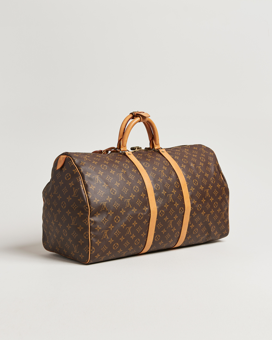 Homme | Pre-Owned & Vintage Bags | Louis Vuitton Pre-Owned | Keepall 55 Monogram
