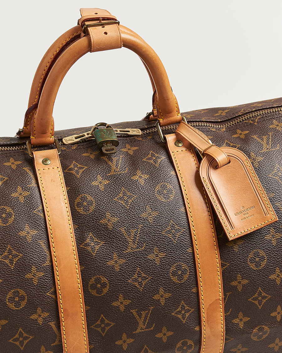 Homme | Pre-Owned & Vintage Bags | Louis Vuitton Pre-Owned | Keepall 55 Monogram