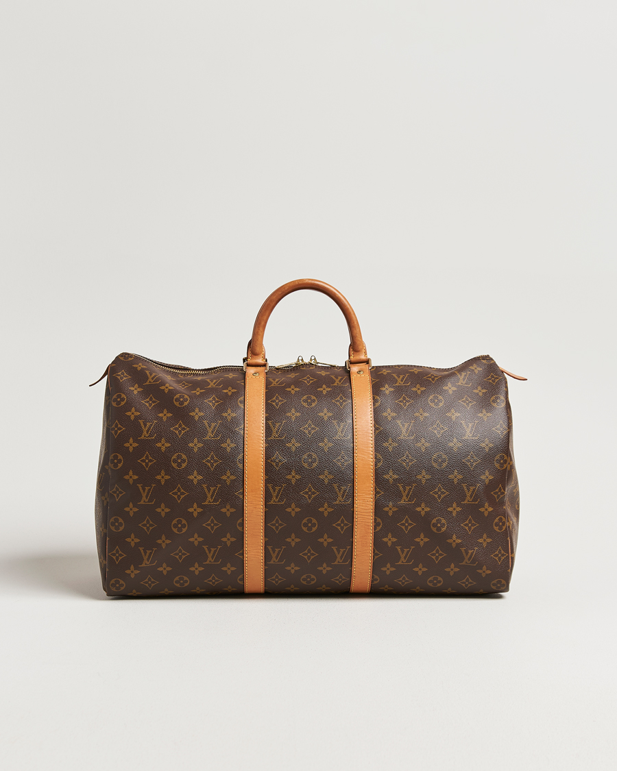 Homme | Pre-Owned & Vintage Bags | Louis Vuitton Pre-Owned | Keepall 50 Monogram