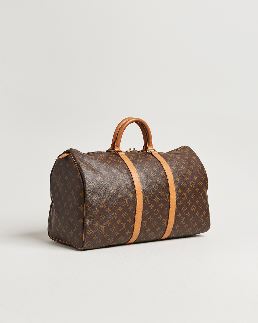 Homme | Pre-Owned & Vintage Bags | Louis Vuitton Pre-Owned | Keepall 50 Monogram