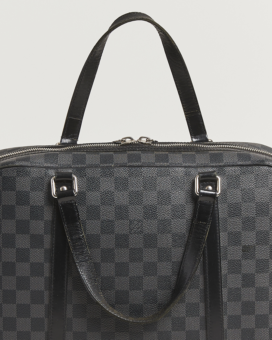 Homme | Pre-Owned & Vintage Bags | Louis Vuitton Pre-Owned | Jorn Porte Documents Damier Graphite