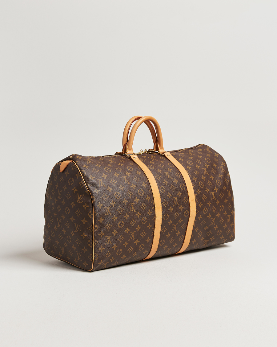 Homme | Pre-Owned & Vintage Bags | Louis Vuitton Pre-Owned | Keepall 55 Monogram
