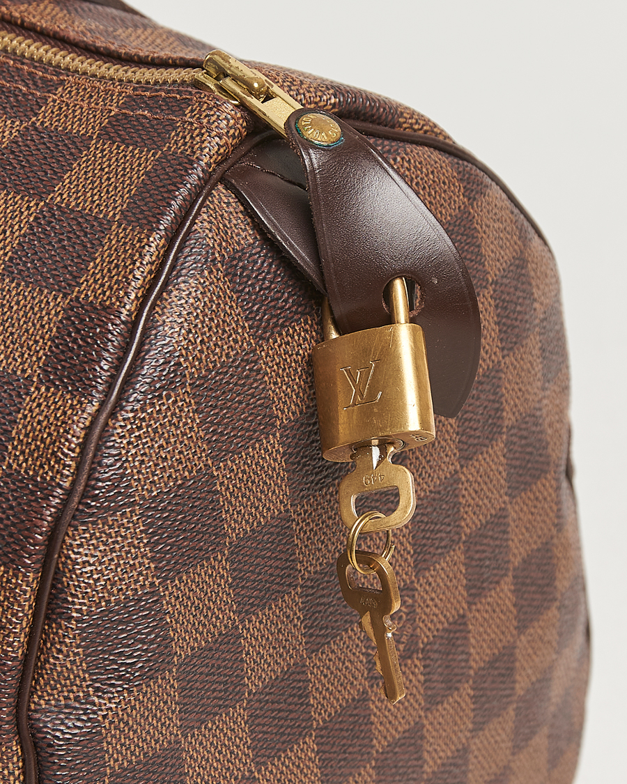 Heren | Pre-Owned & Vintage Bags | Louis Vuitton Pre-Owned | Speedy 30 Damier Ebene