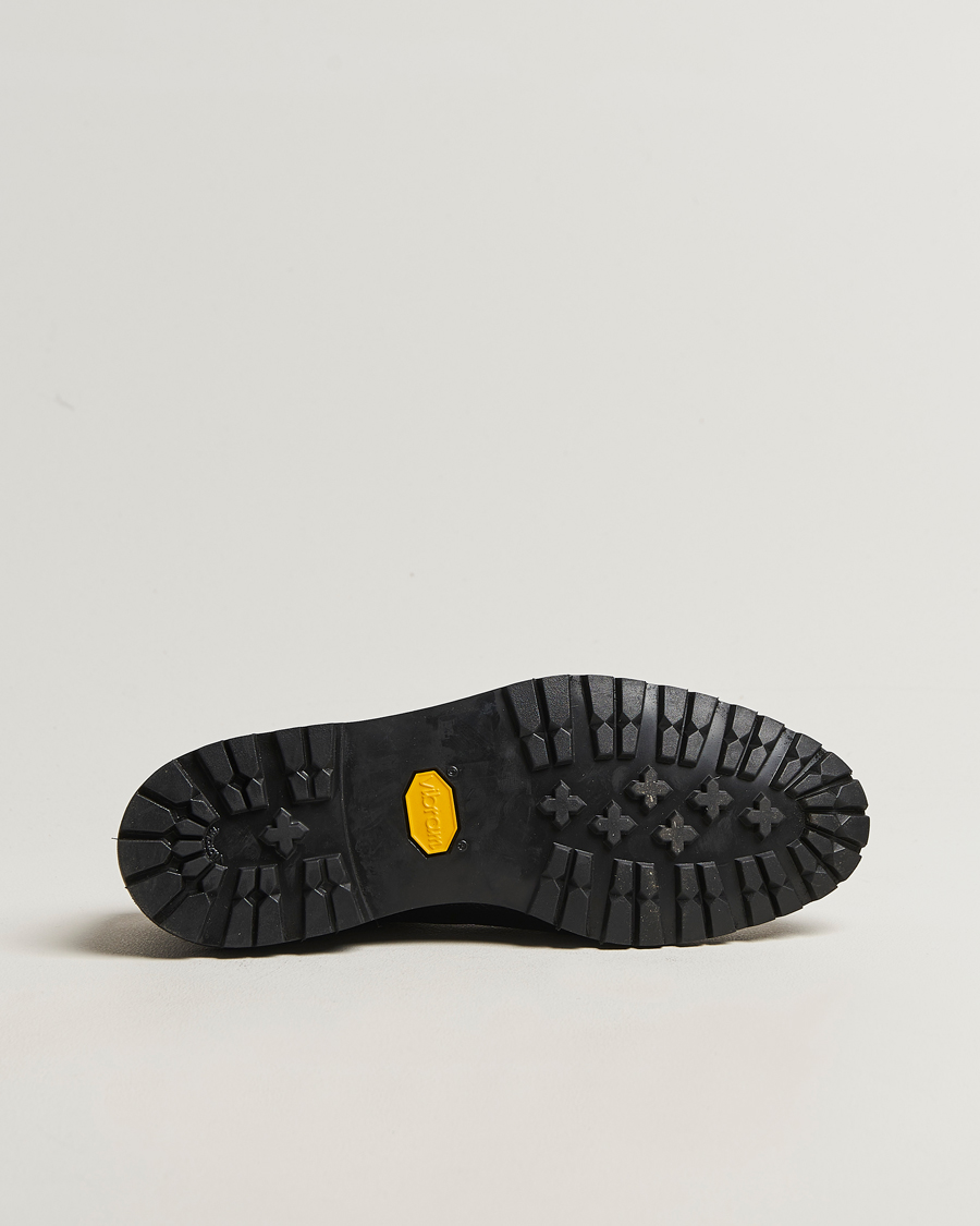 Homme | Derbies | Crockett & Jones | Sandhurst Derby Vibram Black Scotch Grain