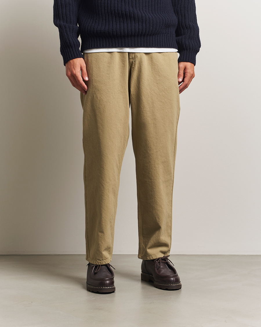 Heren | Broeken | Forét | Clay Twill Pants Khaki