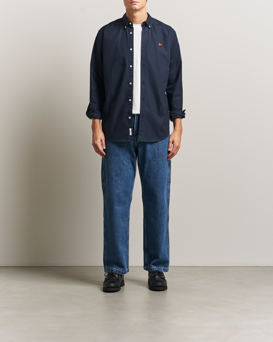 Homme | Chemises | Forét | Flag Regular Fit Oxford Shirt Navy