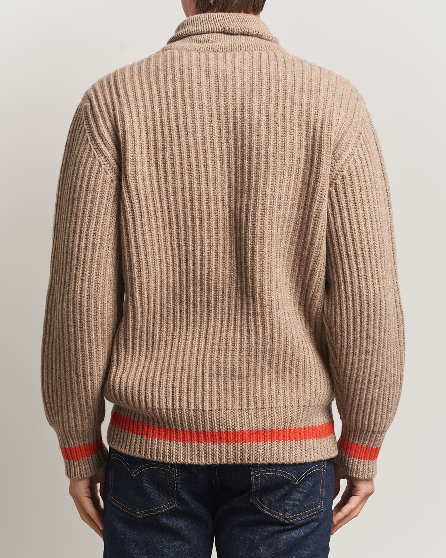Heren | Truien | Filson | Bristol Shawl Neck Sweater Oatmeal