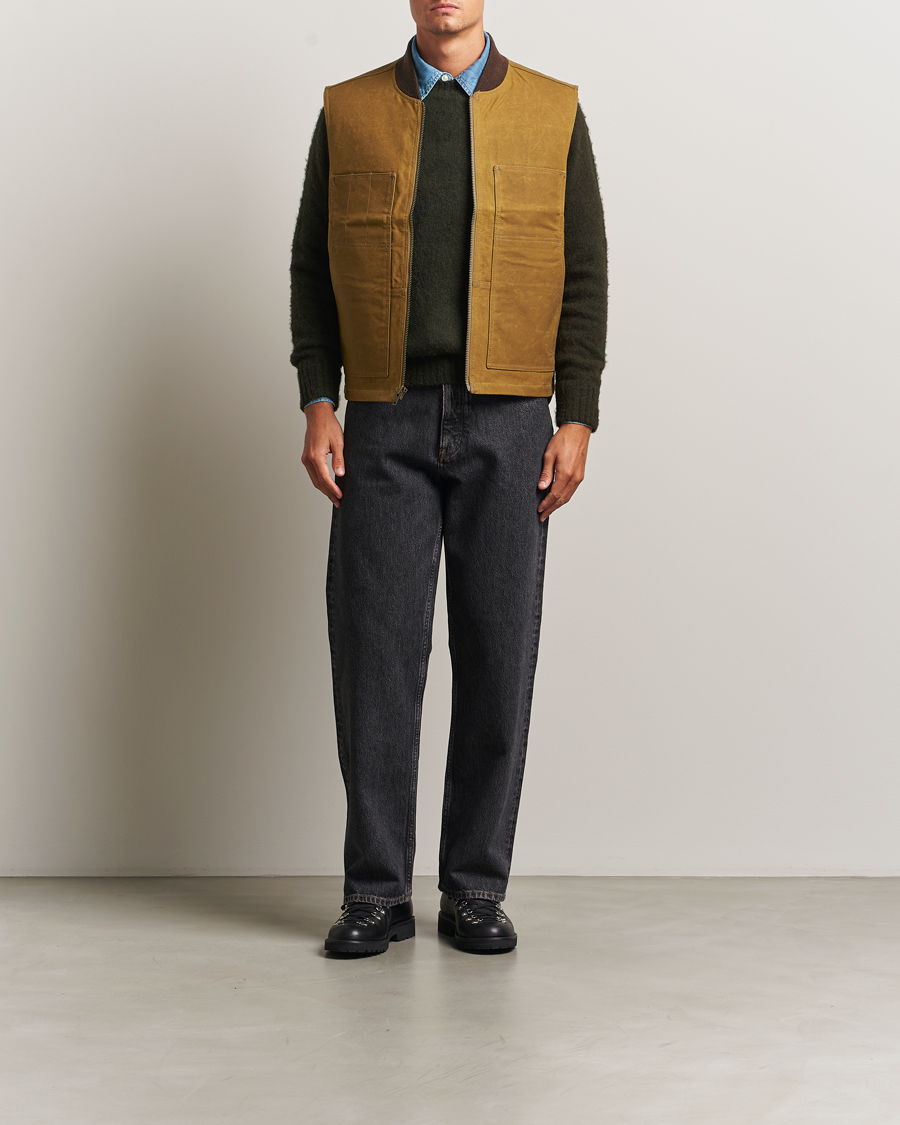 Homme | Gilets | Filson | Tin Cloth Insulated Work Vest Dark Tan