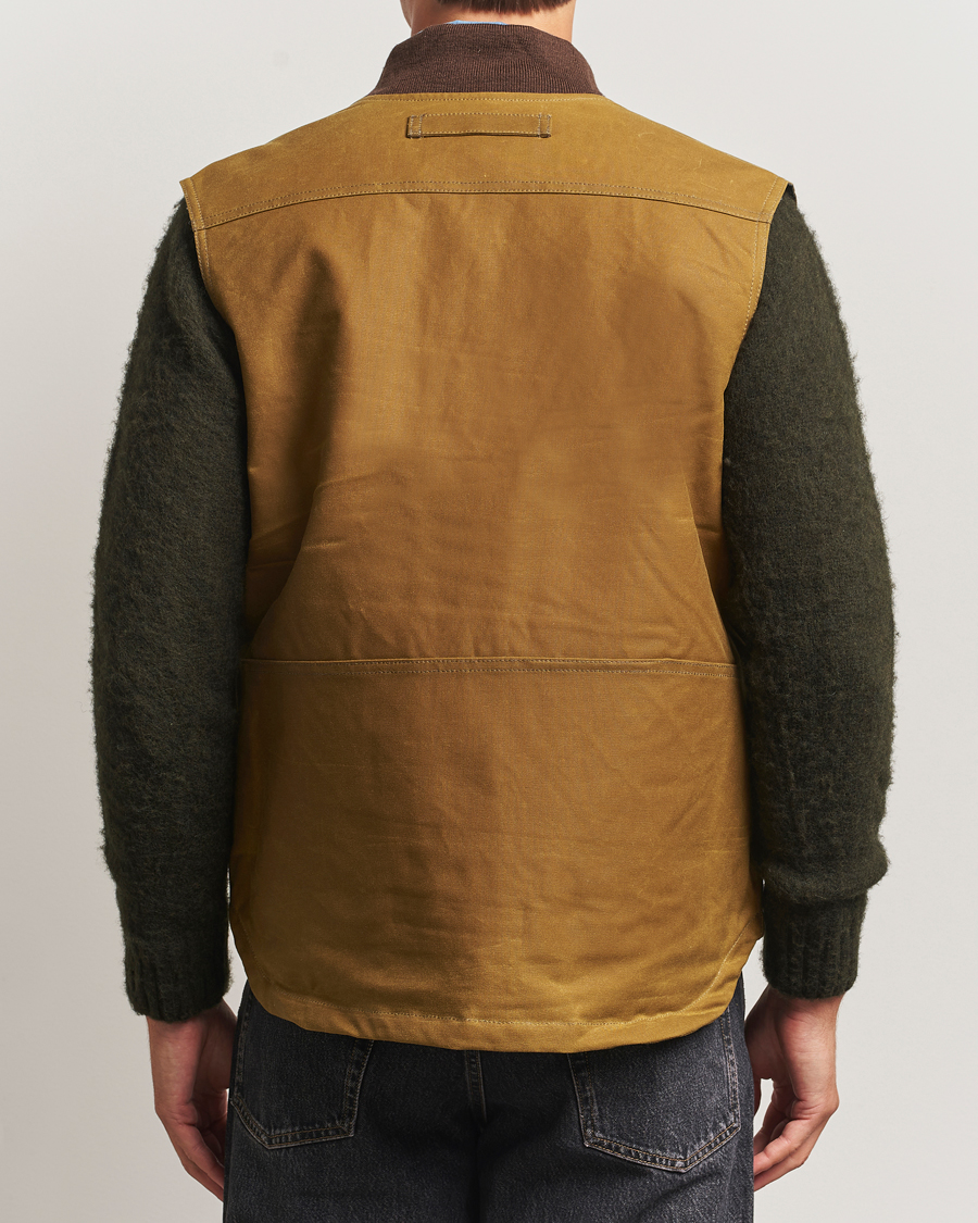 Homme | Gilets | Filson | Tin Cloth Insulated Work Vest Dark Tan