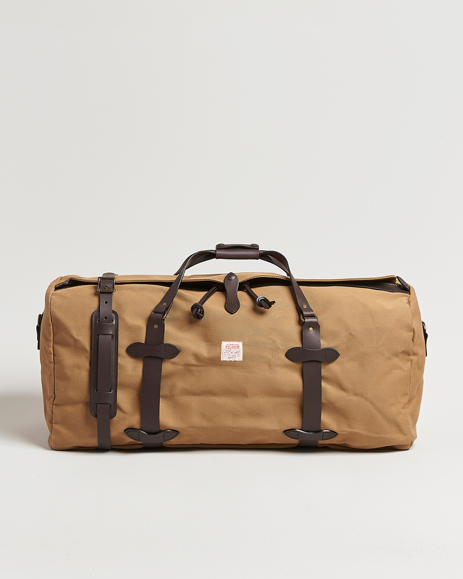 Homme | Sacs | Filson | Rugged Twill Duffle Large Tan