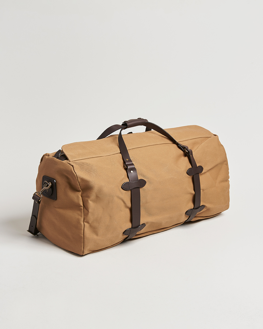 Homme | Sacs | Filson | Rugged Twill Duffle Large Tan