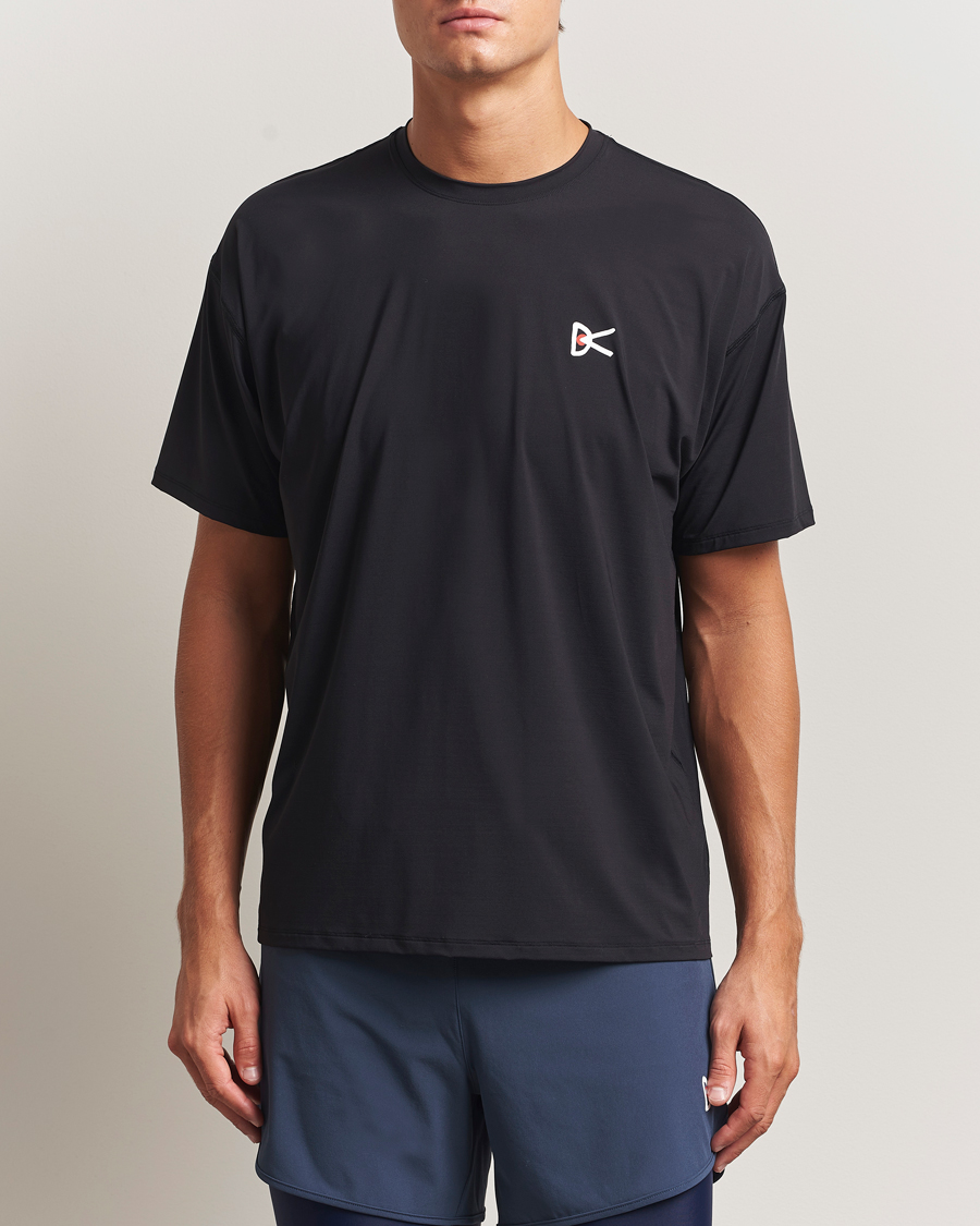 Heren | T-shirts | District Vision | Lightweight Short Sleeve T-Shirt Black