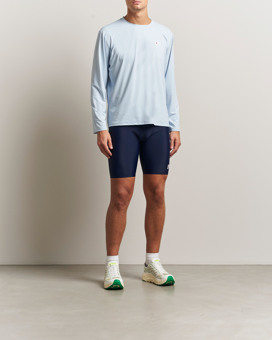 Homme | Shorts | District Vision | 9 Inch Half Tights Indigo