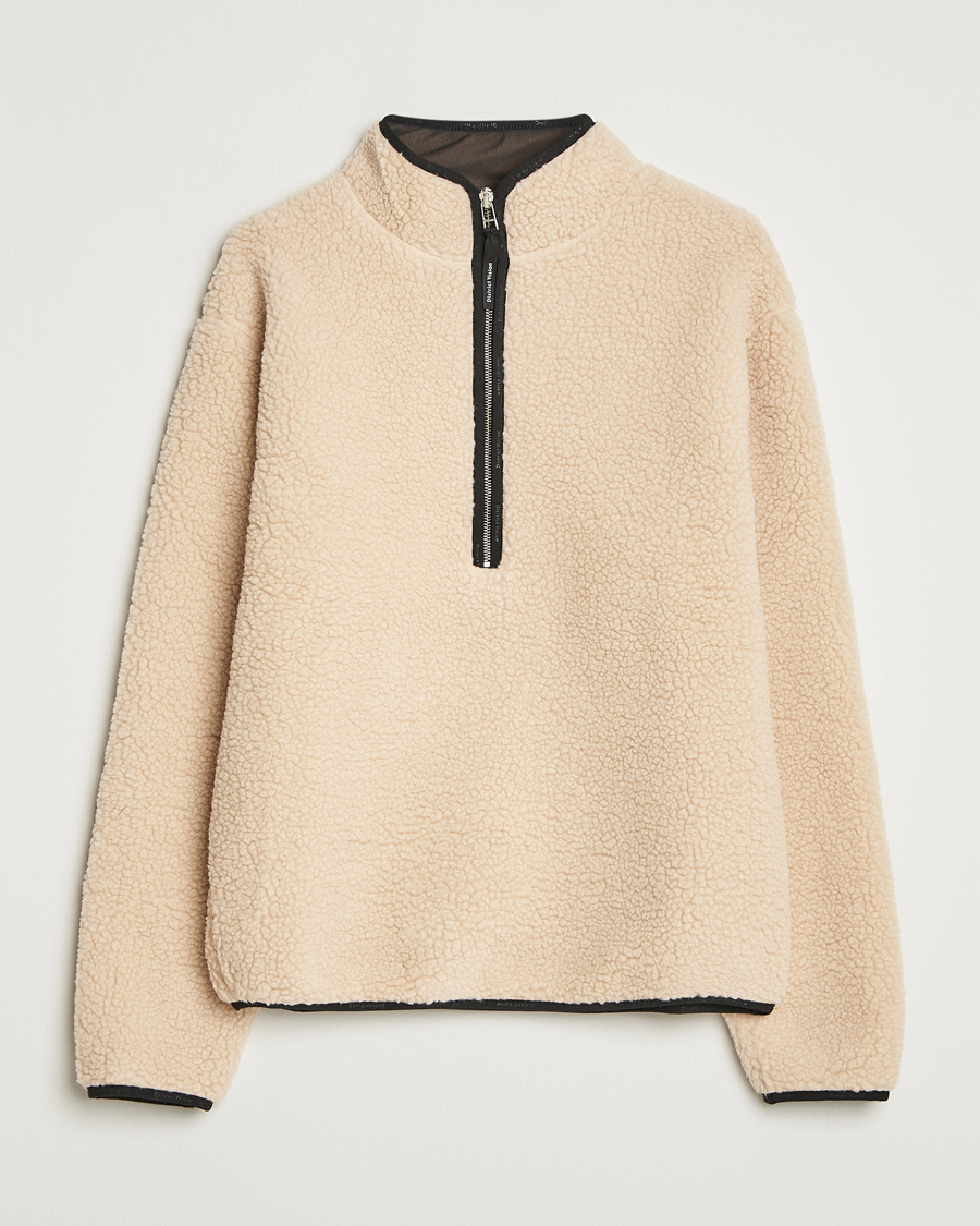 Homme | Pulls Et Tricots | District Vision | Heavyweight Half Zip Pile Fleece Quartz