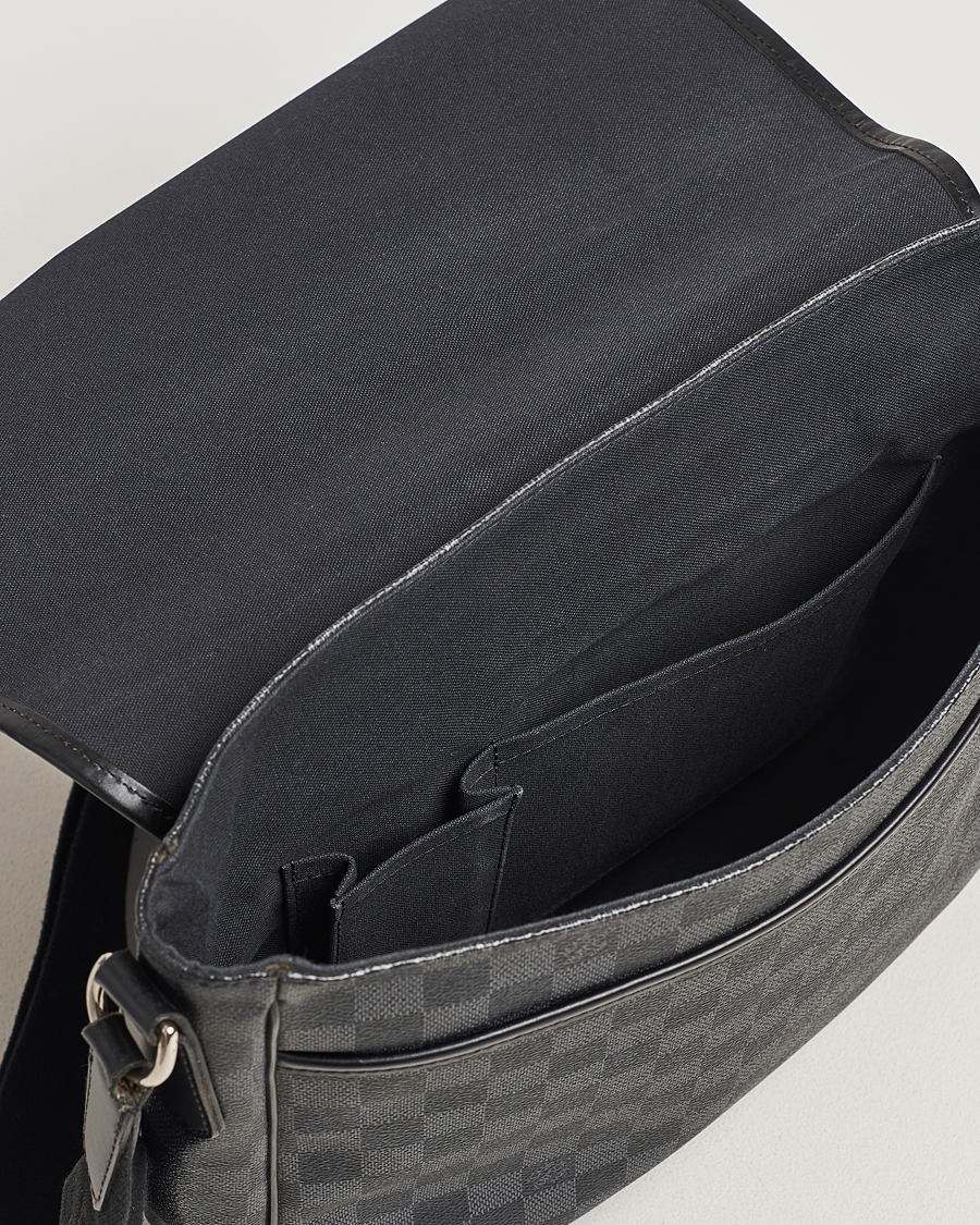 Heren | Pre-Owned & Vintage Bags | Louis Vuitton Pre-Owned | Daniel MM Shoulder Bag Damier Graphite