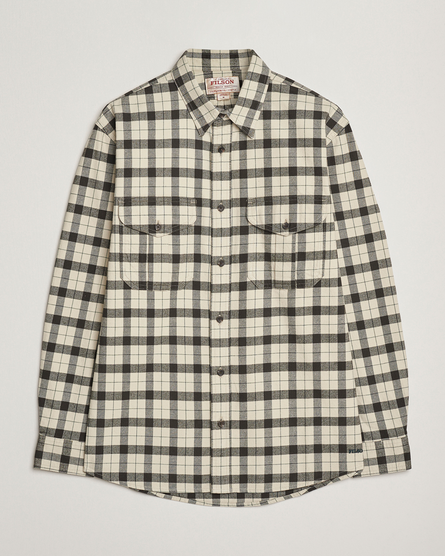 Homme | Chemises | Filson | Checked Alaskan Guide Shirt Cream/Grey