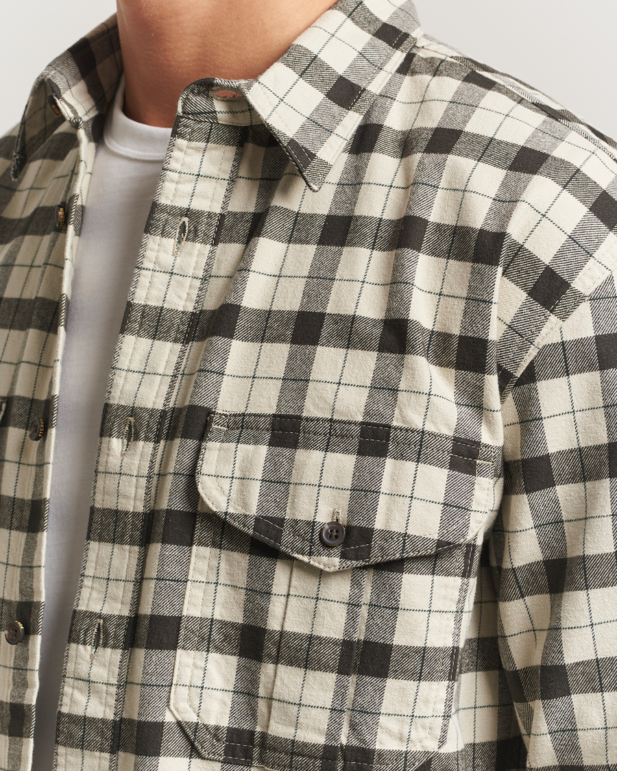 Homme | Chemises | Filson | Checked Alaskan Guide Shirt Cream/Grey