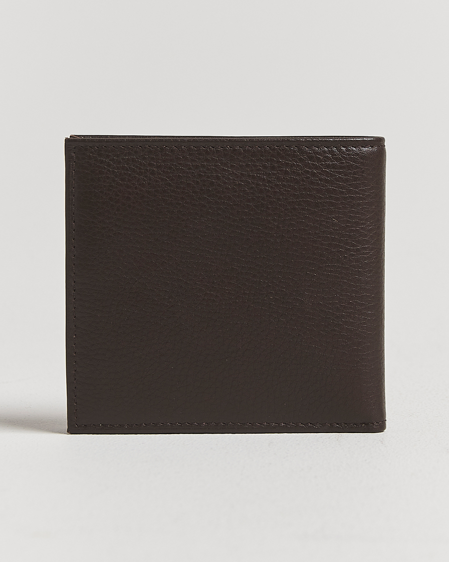 Homme | Portefeuilles | Polo Ralph Lauren | Pebbled Leather Billfold Wallet Brown