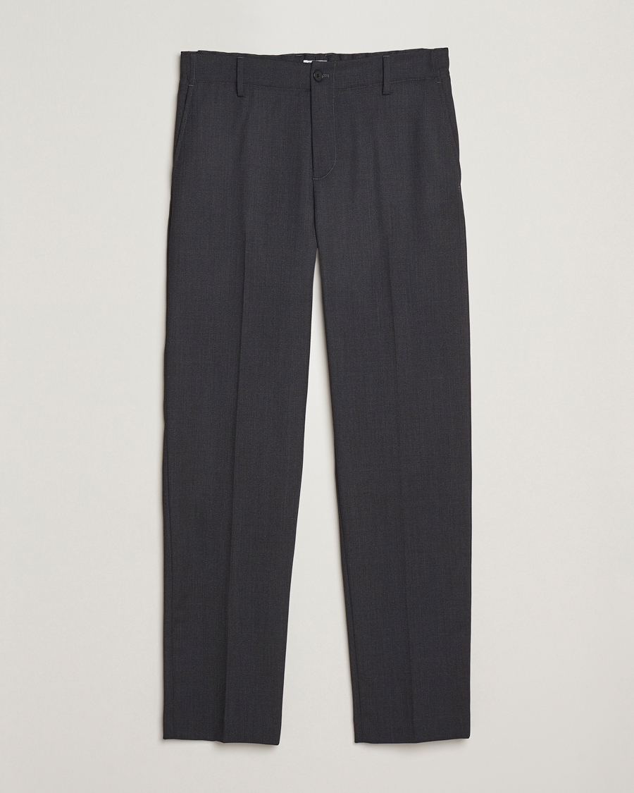 Heren | Broeken | Filippa K | Troy Tailored Drawstring Trousers Mid Grey