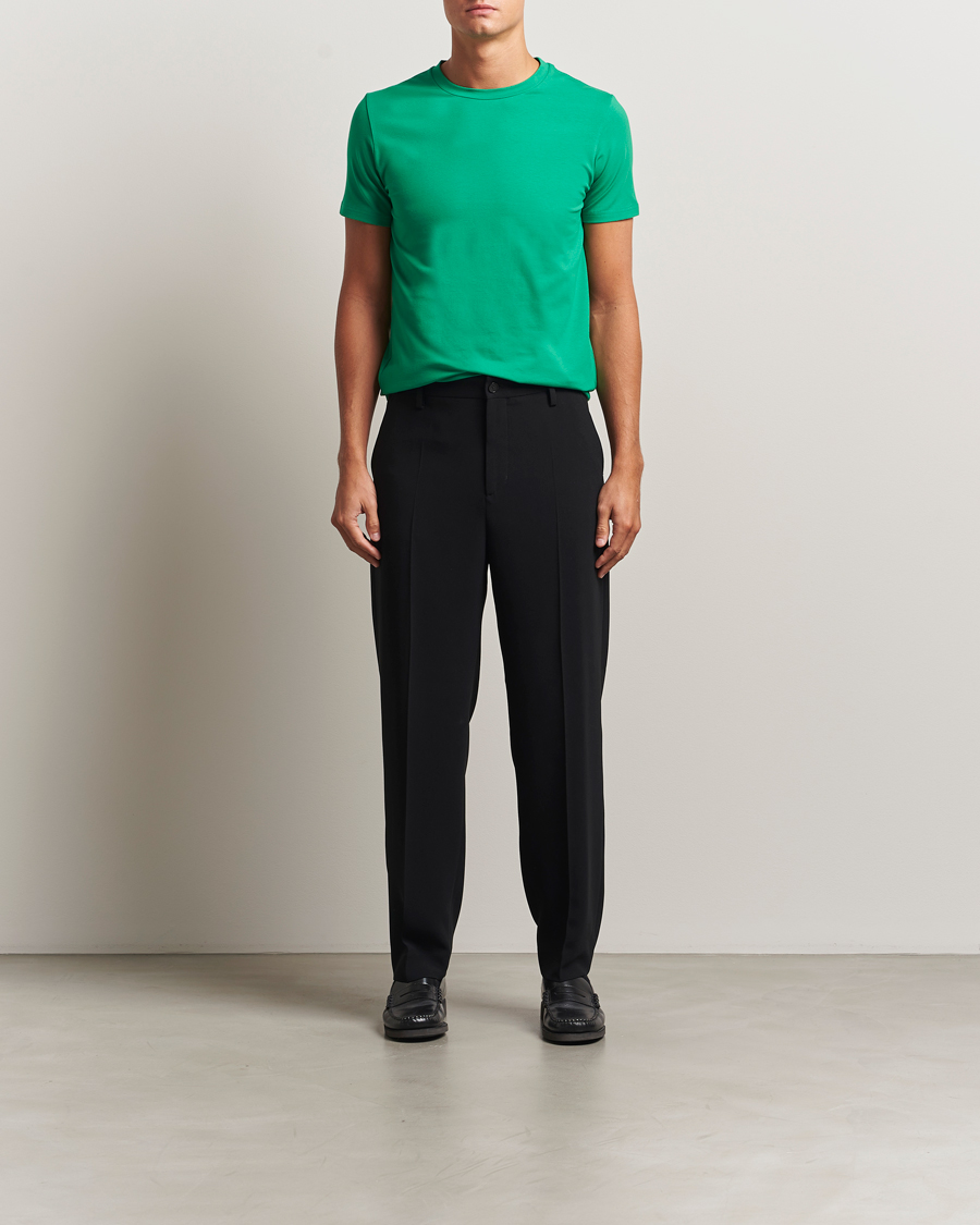 Heren | T-shirts | Filippa K | Soft Lycra T-Shirt Apple Green