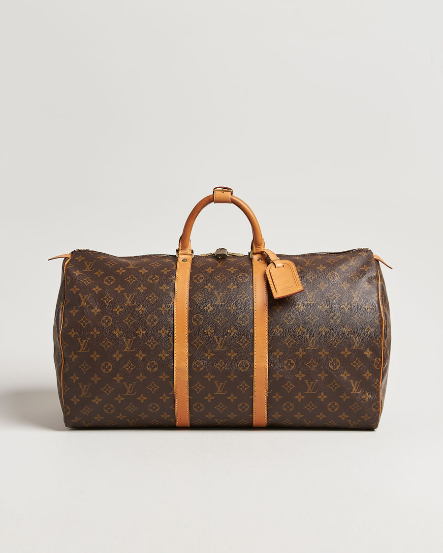 Homme | Pre-Owned & Vintage Bags | Louis Vuitton Pre-Owned | Keepall 55 Monogram