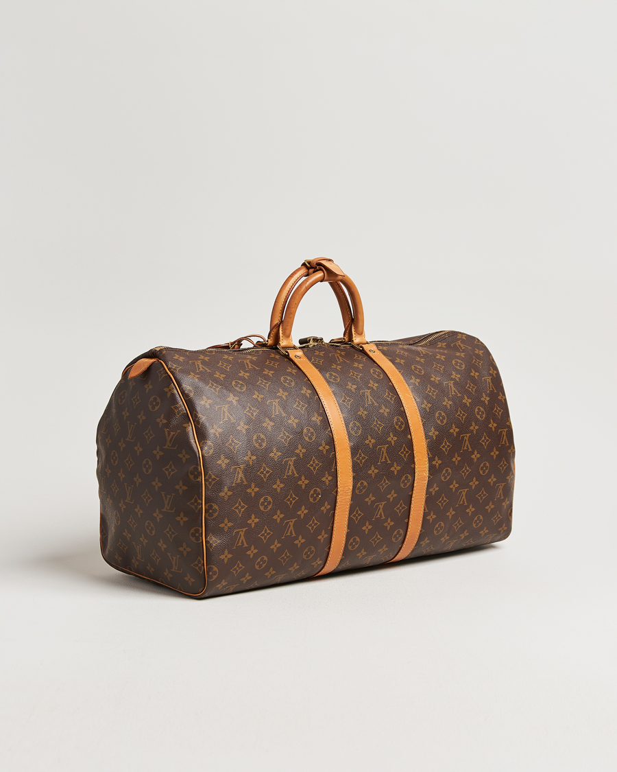 Homme | Pre-Owned & Vintage Bags | Louis Vuitton Pre-Owned | Keepall 55 Monogram