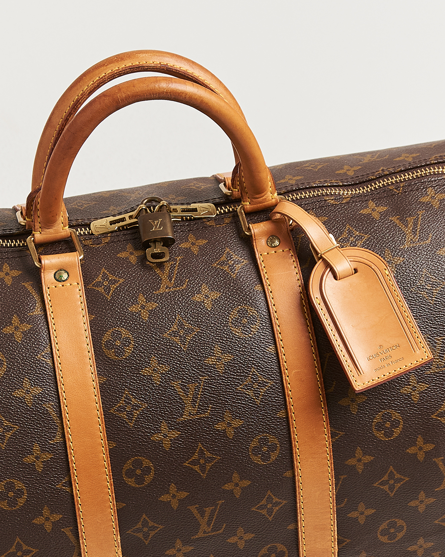 Homme | Pre-Owned & Vintage Bags | Louis Vuitton Pre-Owned | Keepall 55 Monogram