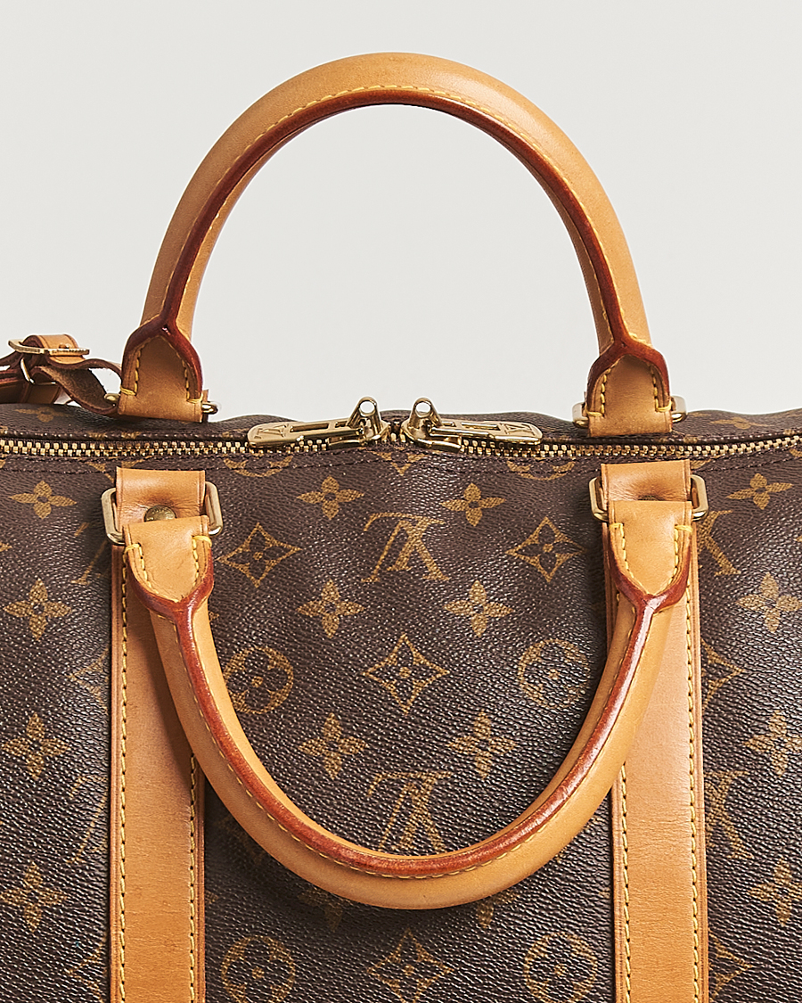 Homme | Louis Vuitton Pre-Owned Keepall Bandoulière 55 Monogram | Louis Vuitton Pre-Owned | Keepall Bandoulière 55 Monogram