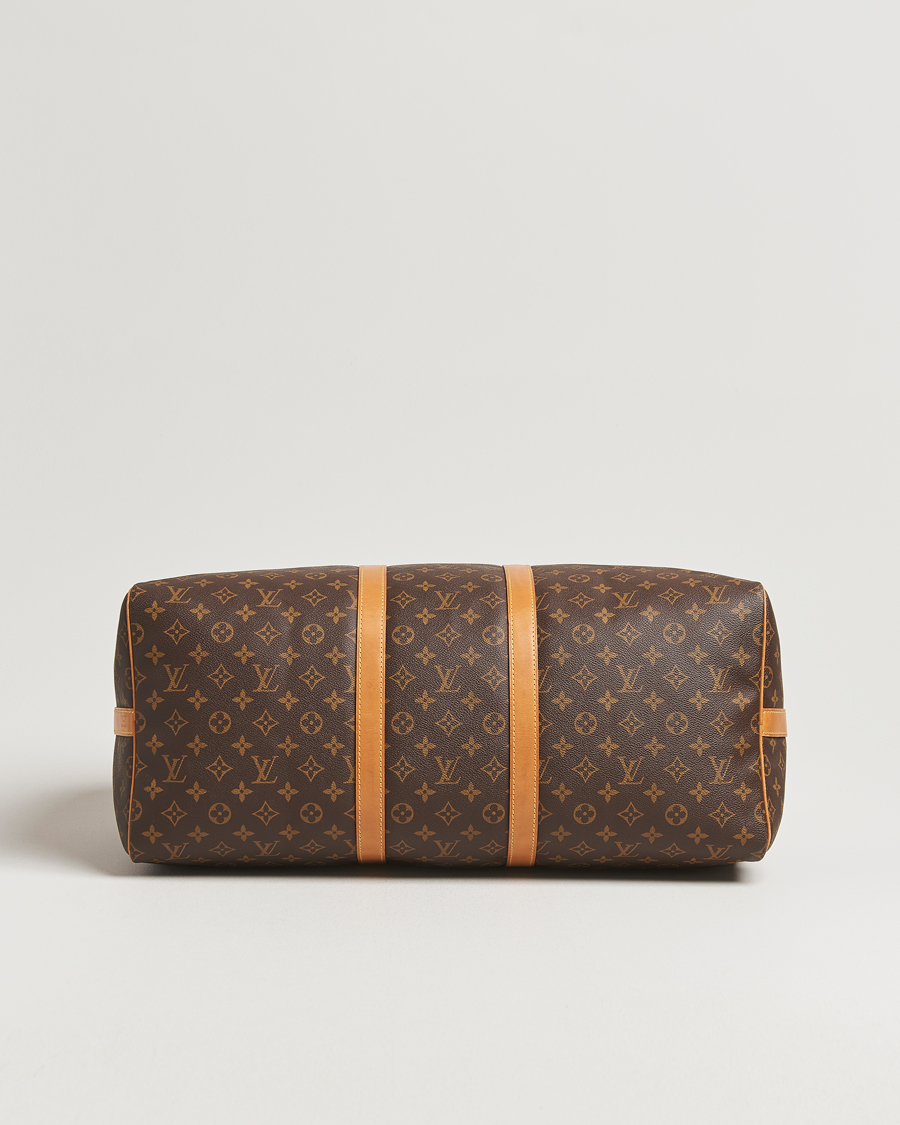 Homme | Louis Vuitton Pre-Owned Keepall Bandoulière 55 Monogram | Louis Vuitton Pre-Owned | Keepall Bandoulière 55 Monogram