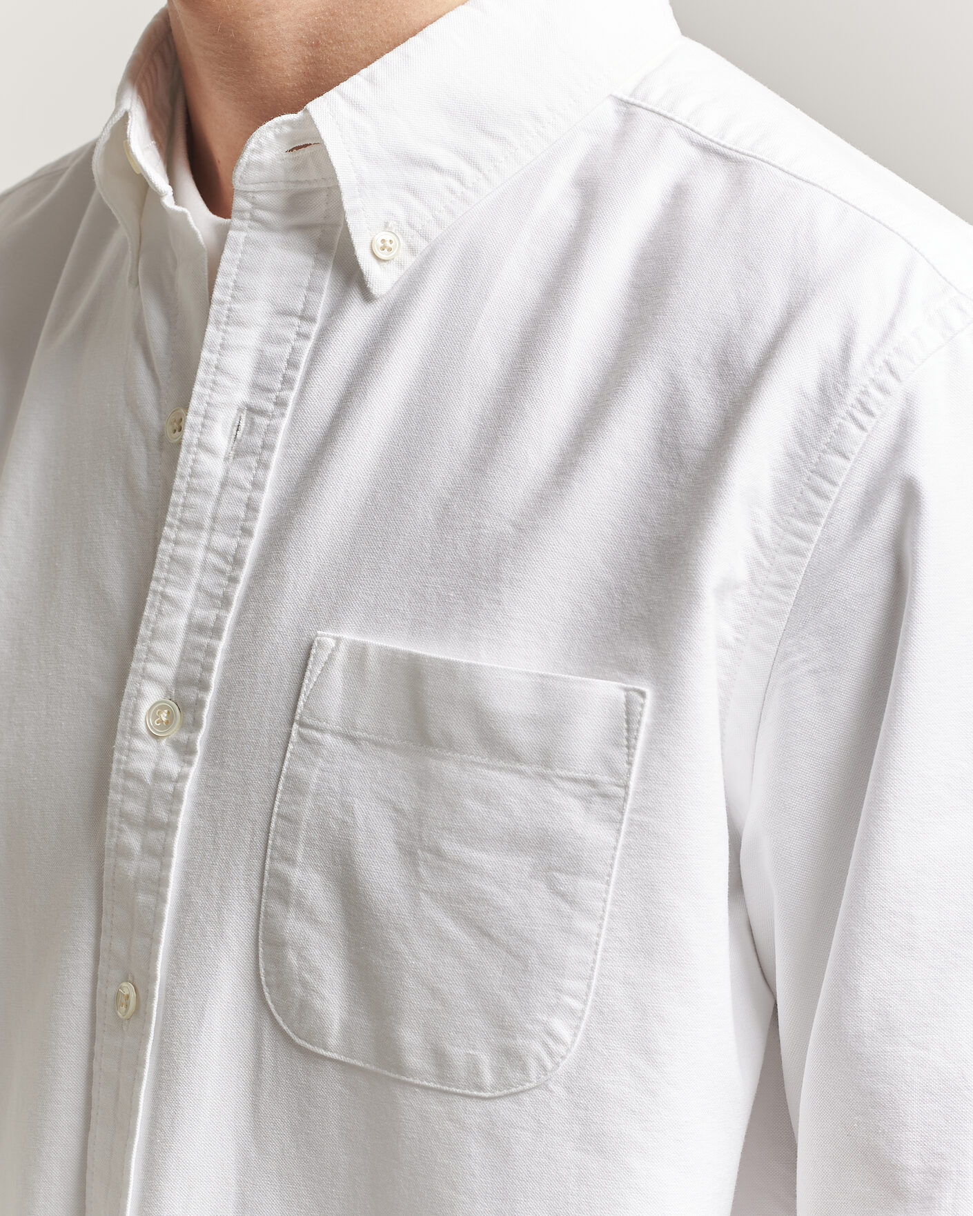 Heren | Overhemden | A Day's March | Classic Oxford Shirt White