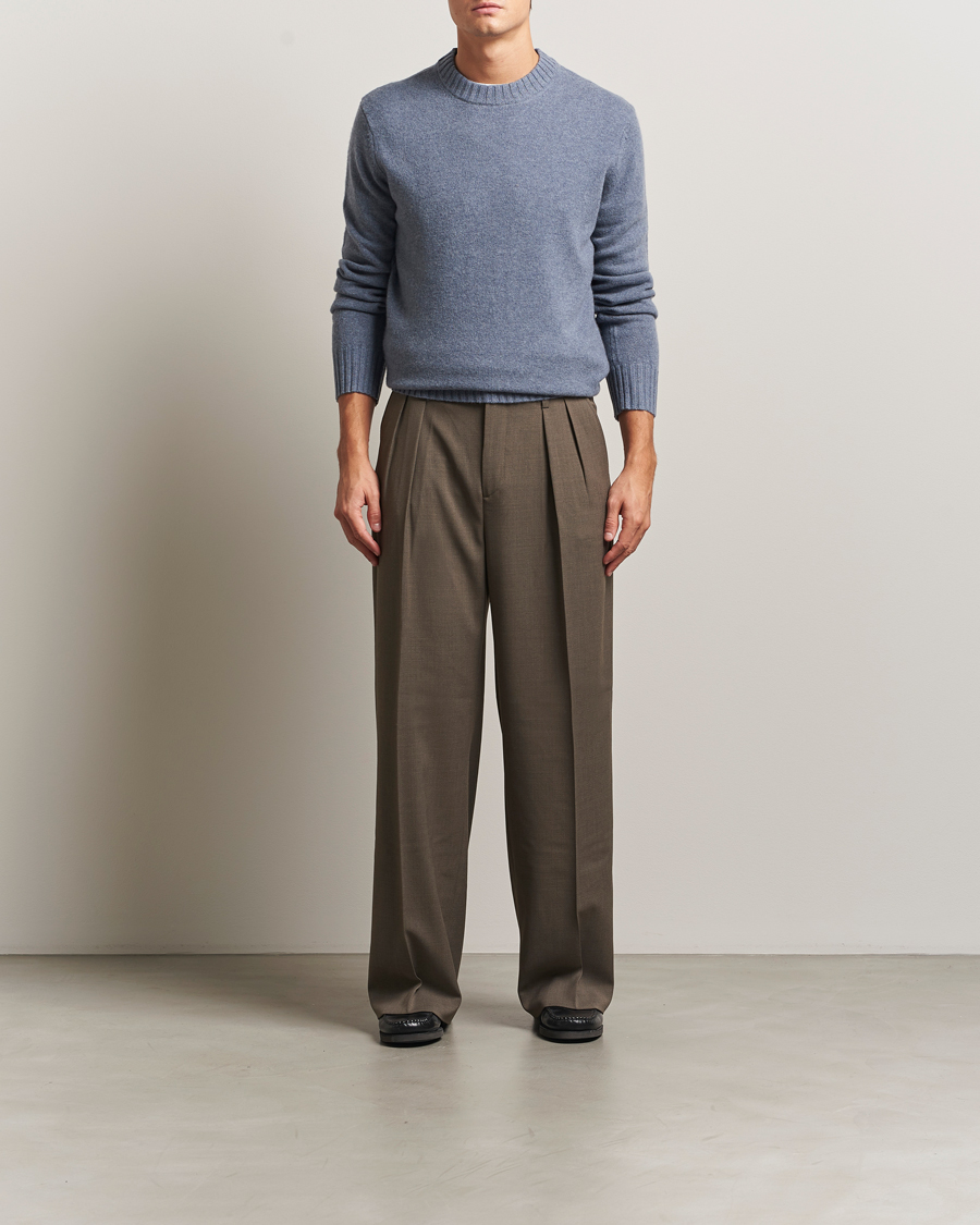Heren | Truien | A Day's March | Marlow Lambswool Sweater Frost