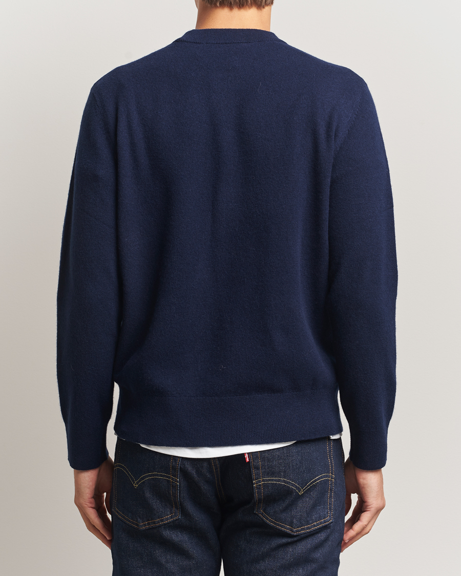 Homme | Pulls Et Tricots | A Day's March | Marlow Cashmere Blend Sweater Navy