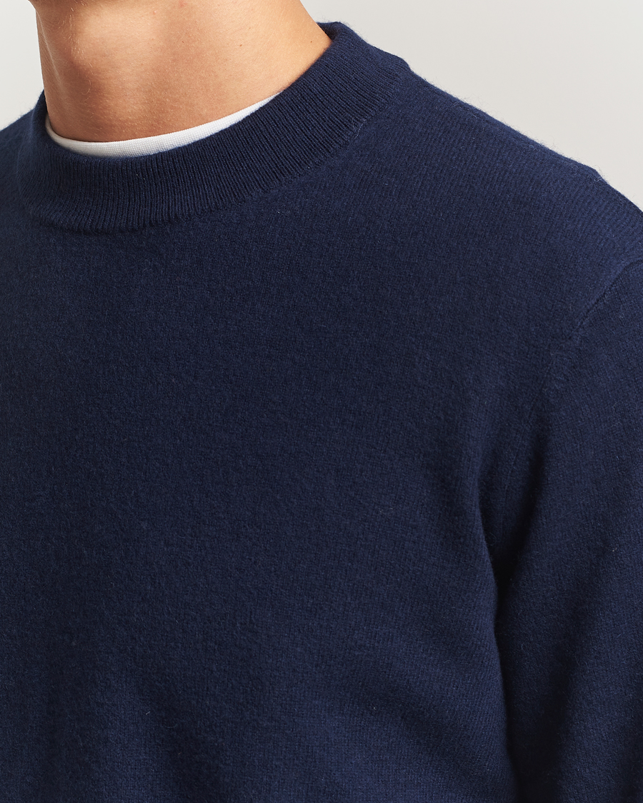Homme | Pulls Et Tricots | A Day's March | Marlow Cashmere Blend Sweater Navy